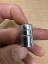 Snap On 1/4" Drive 7/16" 6PT SAE Shallow Chrome Socket USA TM14 #6