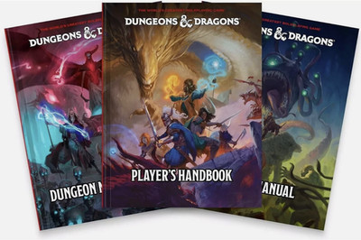 Dungeons and Dragons 5E DM Guide, Player Handbook, and Monster Manual (2024) New