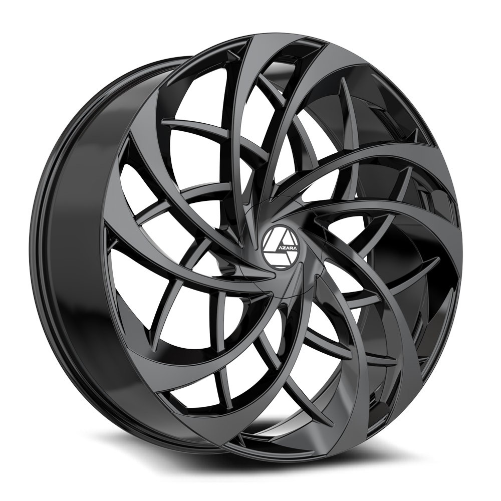 18x8 Azara AZA-540 Gloss Black Wheel 5x100/5x4.5 (35mm
