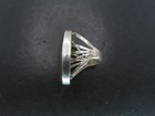 Vtg Sterling Silver Dome Ring, Signed BL, Size ~7, 10.3g — photo 3