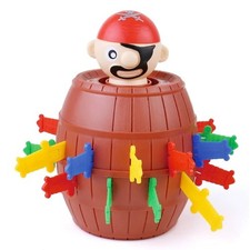Jumping Pirate Barrel Game Pop Up Toy Family Party Fun Kids Game