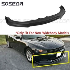 For Dodge Charger SXT 2015-2023 V3 Style Matte Black Front Bumper Lip Splitter