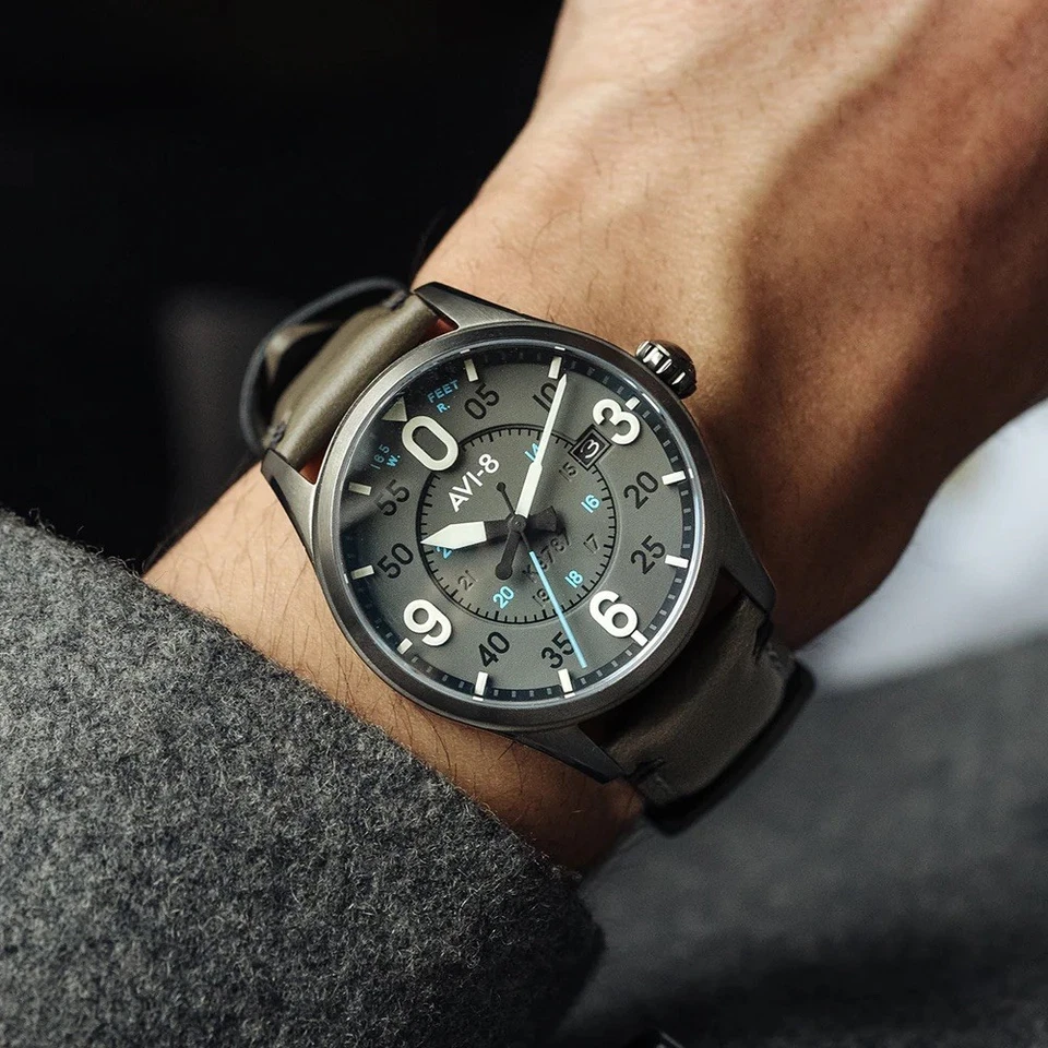 AVI-8 Spitfire Smith Automatic 42mm - Salisbury - Box and Papers Included - Image 3 of 4