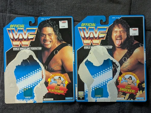 WWF Hasbro Headshrinkers Cards - WWE Mattel LJN Vintage Titan Sports 