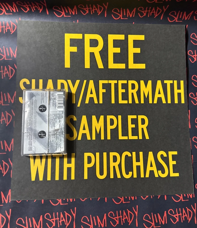 8 Mile Soundtrack OST Cassette Eminem Promo flat D12 50 Cent Jay Z Nas - Bild 2 von 4