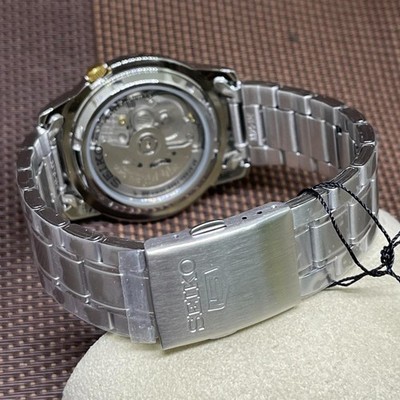 Seiko 5 SNKK07K1 White Automatic 21 Jewels Stainless Steel Analog