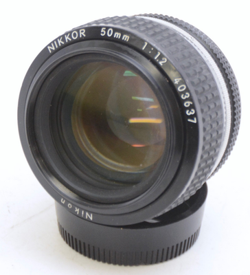 Nikon Nikkor AI-S 50mm f1.2 Lens AIS Used Vintage Nikon 50mm f/1.2