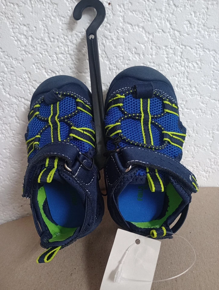 Sandalias de niño pequeño talla 5 azul campamento Foto 2 de 4