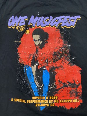 Las Angeles Apparel One Music Fest Ms Lauryn Hill Men s T Shirt Size L