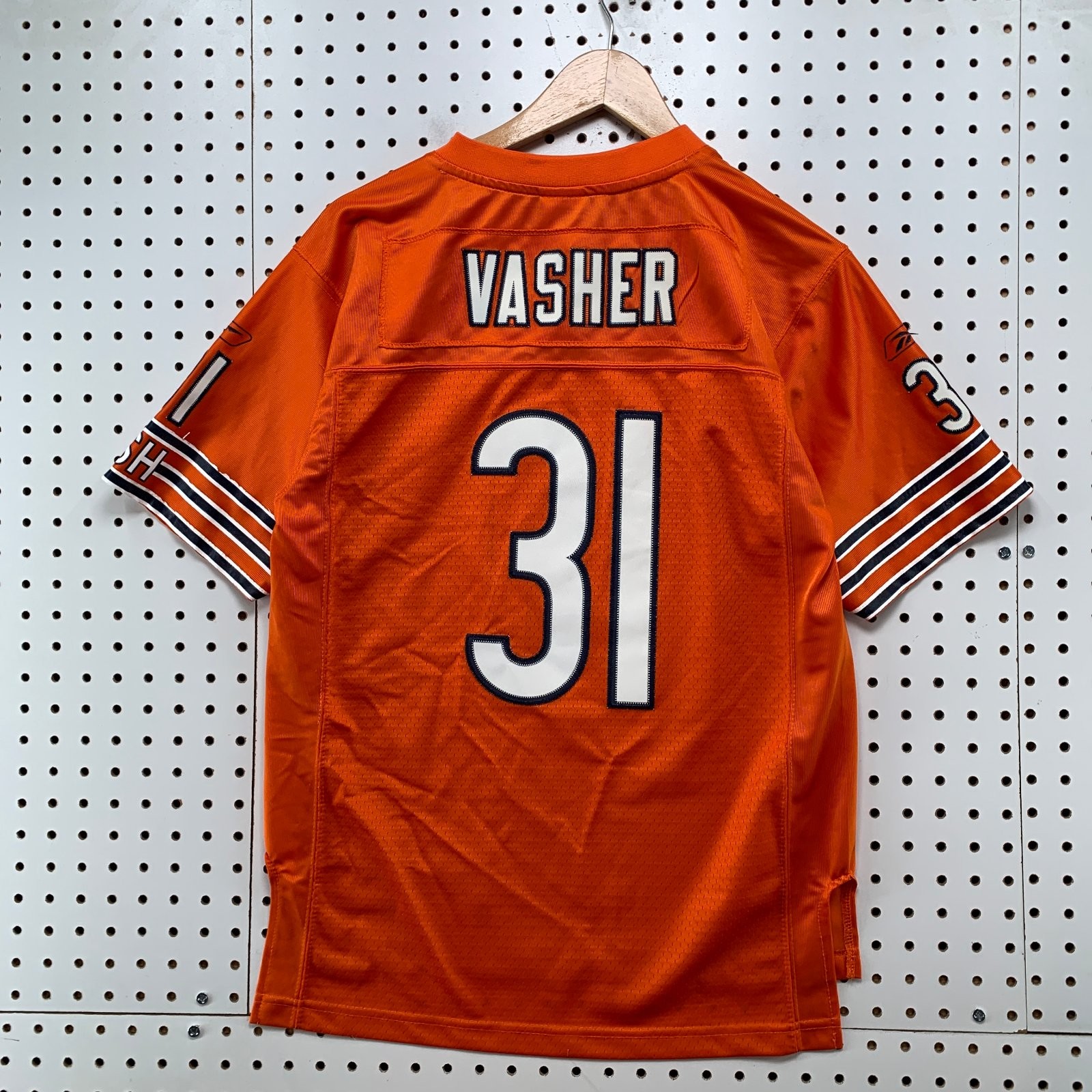 Chicago Bears Football Jersey Youth Large 14/16 Orange #31 Reebok thumbnail 2