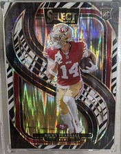 2024 Panini Select - Premier Level Ricky Pearsall #173 Zebra Prizm (RC)