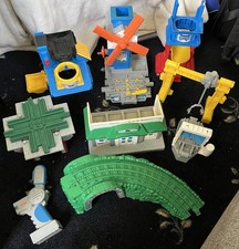 Fisher Price Geotrax Train Railway Buildings Remote Lot