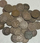 Old U.S. Coin Lot! 40 Liberty Indian Head Cent Penny Collection. Look ~FREE S&H