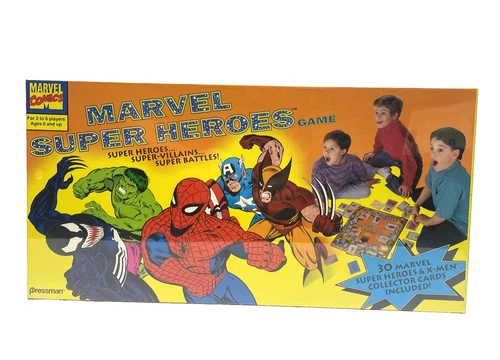 Marvel Super Heroes Board Game #4441 1992 Vintage NEW Factory Sealed Wolverine