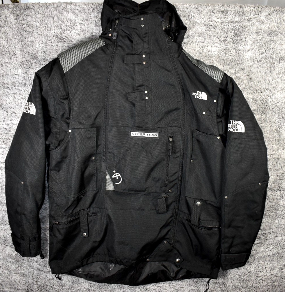 The North Face Steep Tech Jacket Men's Size XL Black Grey | eBay
