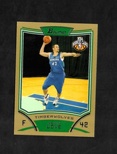 Kevin Love 2008-09 Bowman #115 Gold /50 Rookie Card RC Timberwolves. rookie card picture