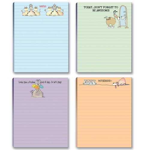 Funny Dog Theme Pads - 4 Assorted Note Pads - 第 1/5 張圖片