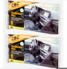 80 Dashboard Reinigungstücher Auto Kunststoff Vinyl Pflege & Schutz Feuchttücher