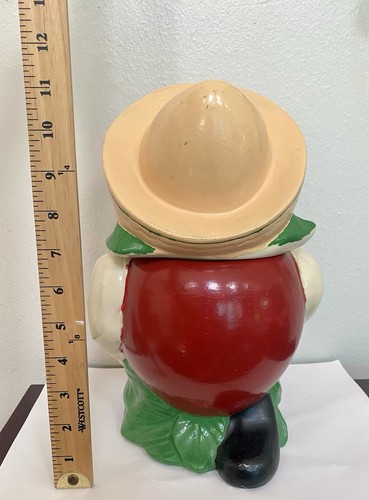 Pittman Dreitzer Albert Apple Cookie Jar 1942 Vintage EUC - Picture 3 of 6