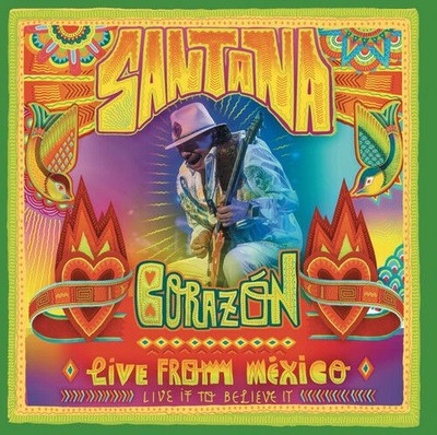 Santana Corazn Live from Mexico Live It to Believe It CD A Region 2 DVD wie neu