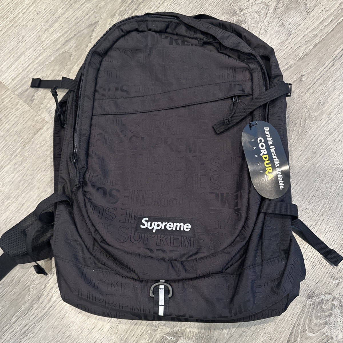Supreme Backpack Black SS19 New With Tags | eBay