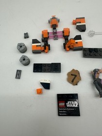 LEGO Star Wars Sebulba's Podracer (9675) - Micro Build & Minifigure - Incomplete