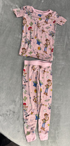 Little Sleepies Disney Story Pals Pink Two Piece Pajamas 18-24 Months (Free S/H)
