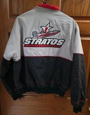 VTG Stratos Boats Swingster Jacket Men's Large Full Zip USA Personalized 'TERRY'