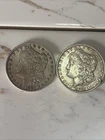 1881and1890 Philadelphia Morgan Silver Dollar
