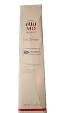 EltaMD UV Sheer Broad-Spectrum SPF 50+ Face and body Sunscreen - 3.0 EXP 05/2028