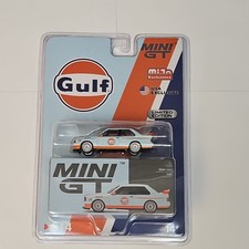 Mini Gt #314 BMW M3 E30 Gulf Livery Limited Edition MGT00314 1:64