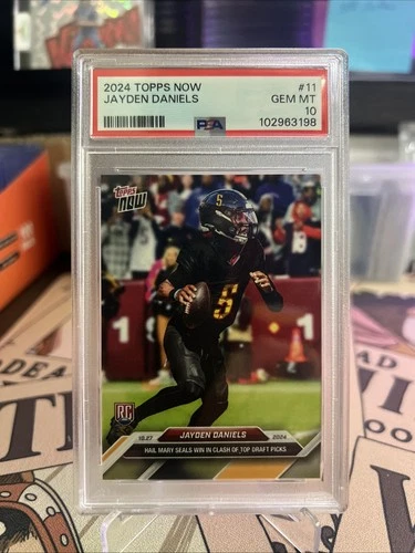 2024 Topps Now - Jayden Daniels #11 /28604 (RC) PSA 10