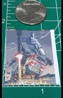 TRANSFORMERS STICKER X MEGATRON X DIE-CUT STICKER X 1X1 INCH STICKER X CELL COVr