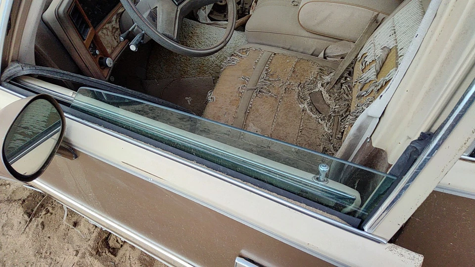 Chevy Malibu 1978-1983 conductor ventana delantera izquierda puerta vidrio fabricante original 4 puertas Foto 3 de 3