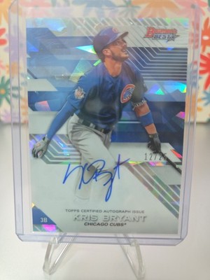 Kris Bryant 2017 Bowman's Best 12/25 Atomic Refractor Auto. 