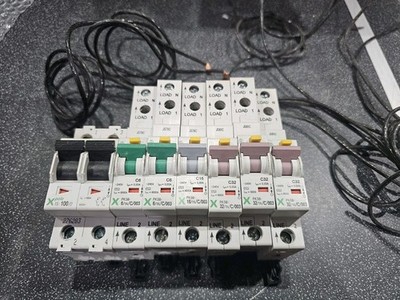 L355 Restposten 7x Moeller X-poliger Leitungsschutzschalter PKS B40 C6 C32 C32 Set