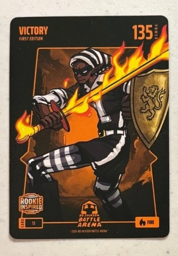 2024 Bo Jackson Battle Arena Victor Wembanyama Victory Rookie Fire Paper #13