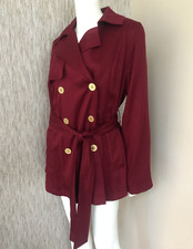 BIBA Premium Luxe Trenchcoat Mit Gürtel Größe 14 BNWT
