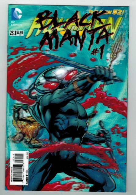Aquaman 23 1 Black Manta 3d Lenticular Cover 1st Print 52 Dc Comics For Sale Online Ebay