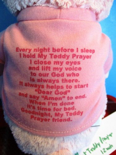 Gund My First Teddy Prayer rosa Bär Plüsch (310-3622) - Bild 5 von 6