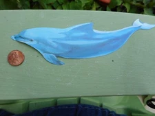 PKG OF 23 BLUE DOLPHIN WALLPAPER CUTOUT by Wallies/ wall decor/ 