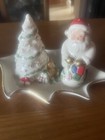Santa & Christmas Tree Salt & Pepper Set Lenox New In Box — photo 2