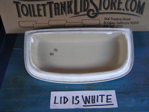 Gerber #2 Toilet Tank Lid 15 1/8" x 7 3/4" WHITE 6D - Picture 4 of 4