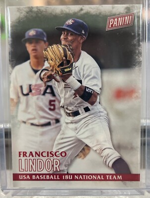 2016 Panini Black Friday Promotion Base FRANCISCO LINDOR Team USA #23