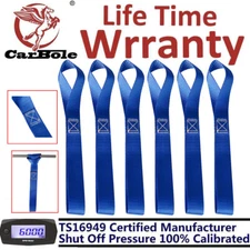 Soft Loop Tie Down Straps - 1,500Lbs Load Capacity & 4,500 Lbs Breaking Strength