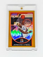 2007-08 Bowman Draft Picks & Stars Chrome Gold Refractor #77 Jermaine O'Neal /99