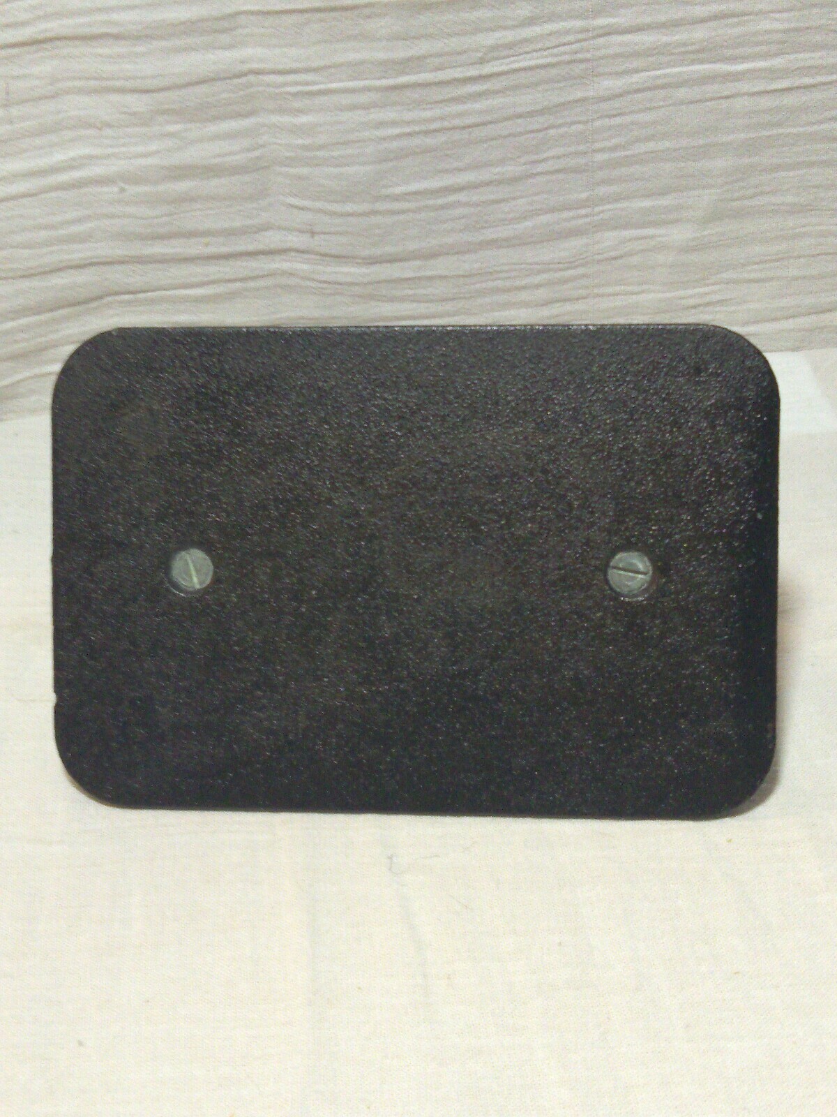 Lodge Rectangular CastIron Grill Press Spiral Grip Handle 6.75 x 4.5