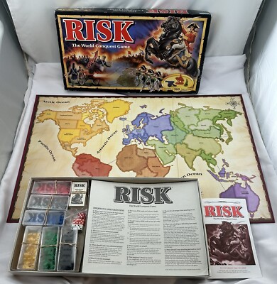1993 Risk Board Game by Parker Brothers Complete in Very Good Cond FREE SHIPPING