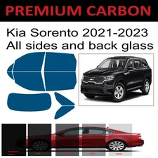 Premium Carbon Window Tint fits Kia Sorento suv 2021-2023 precut tint