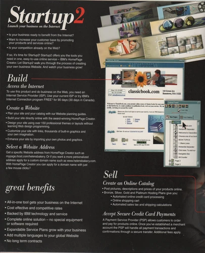全新 IBM Web HomePage Creator Startup2 (CD-ROM) 软件 适用于 Windows - 第 2 张/共 10 张